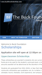 Mobile Screenshot of buckforscholarships.com